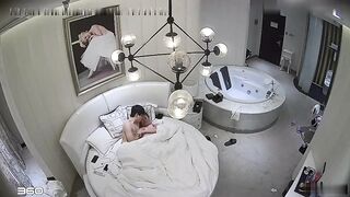 富婆干妈和男小三开房做爱
